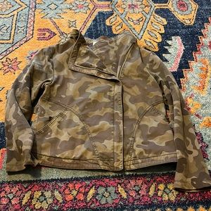Marrakech Anthropologie xl zip up army style jacket